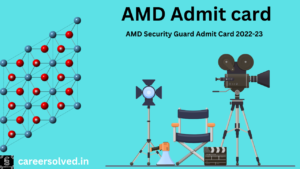  AMD Admit card