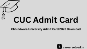 cuc admit card