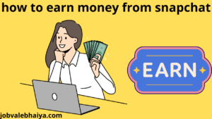 how to earn money from snapchat